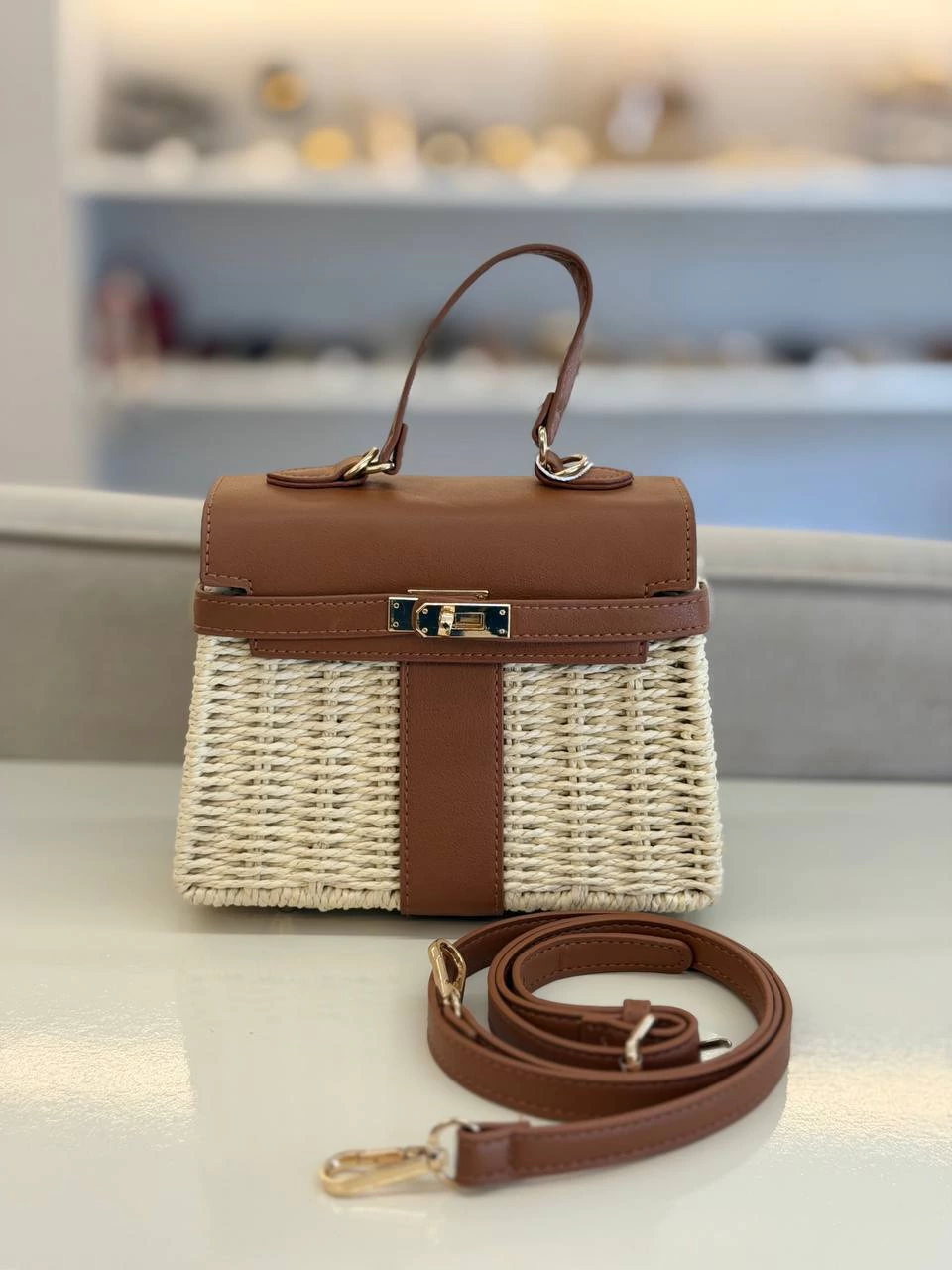 Bolsa Palha Mão
