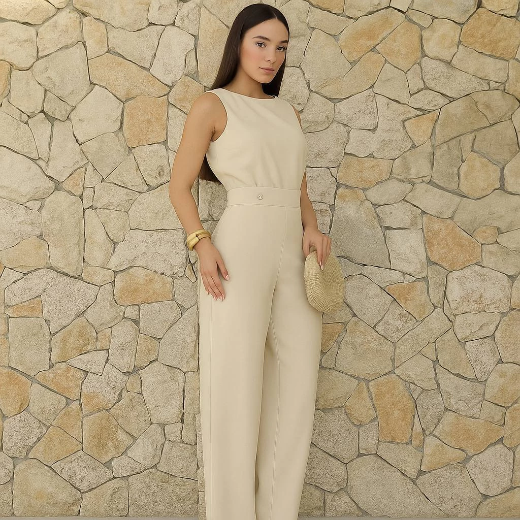 Conjunto Calça e blusa Alfaiataria