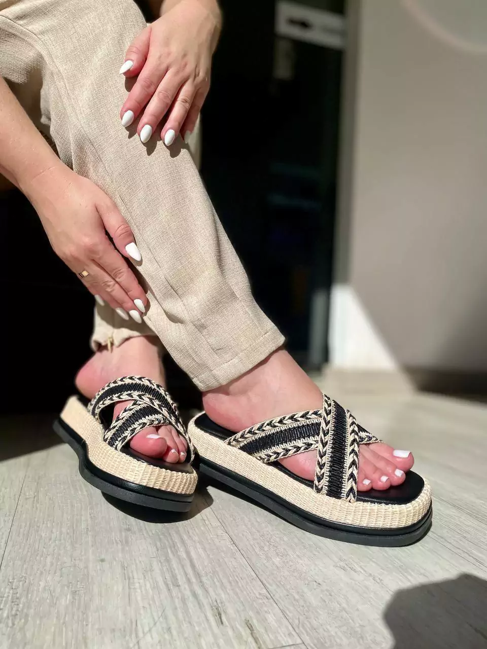 Flatform Liz - Preto