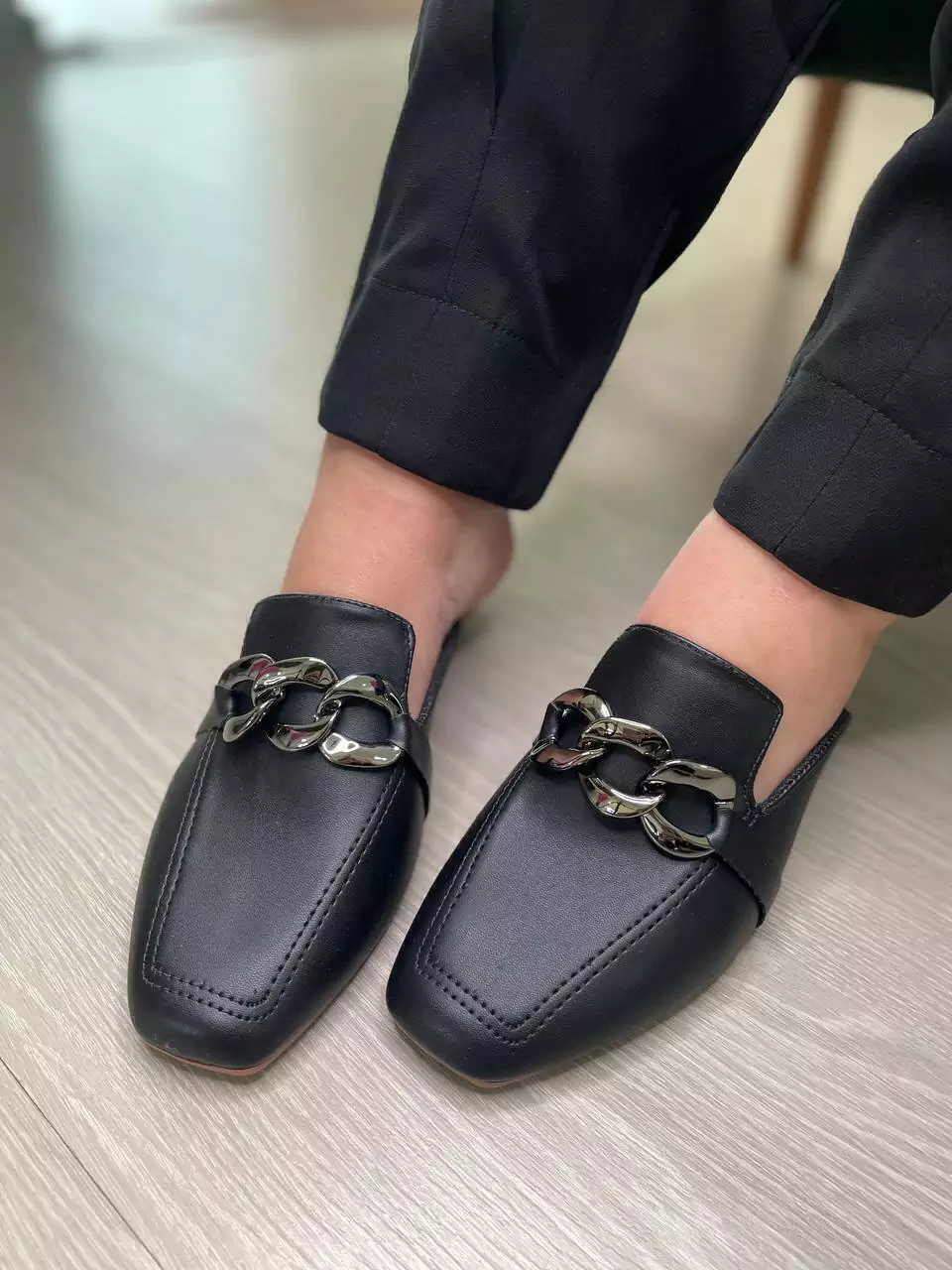 Mule Corrente - Preto