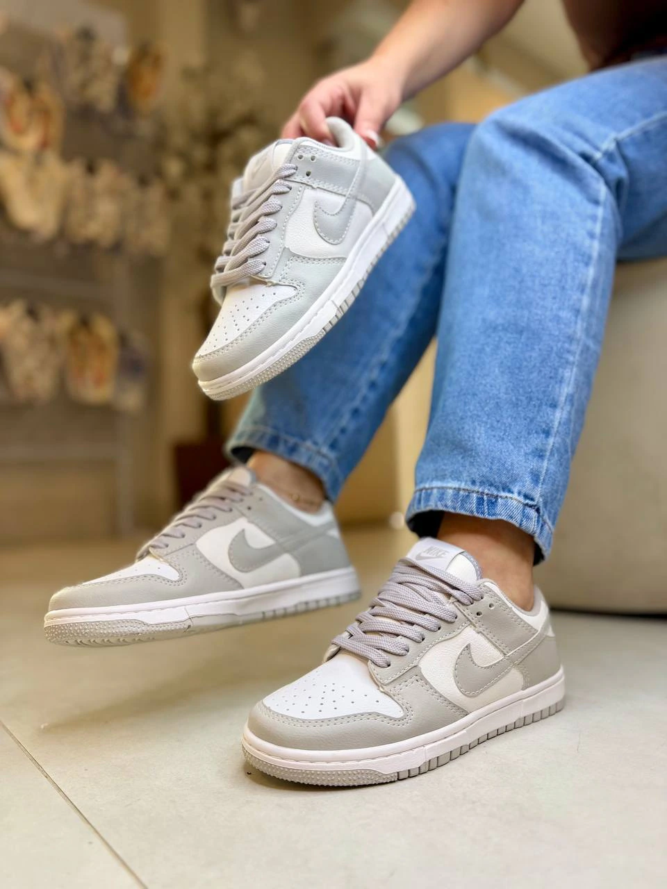 Tênis Dunk Cinza