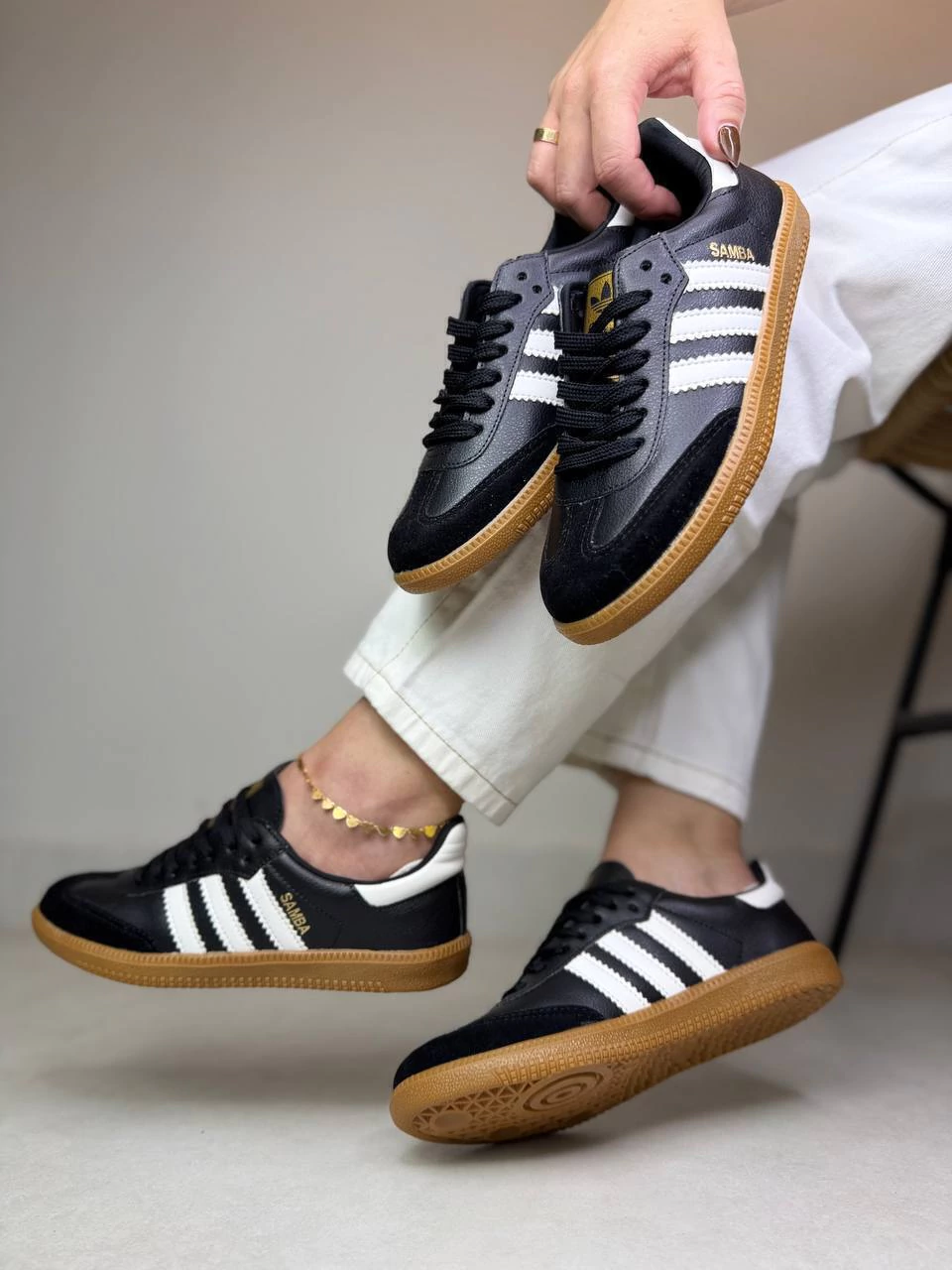 Tênis Samba Preto/Branco