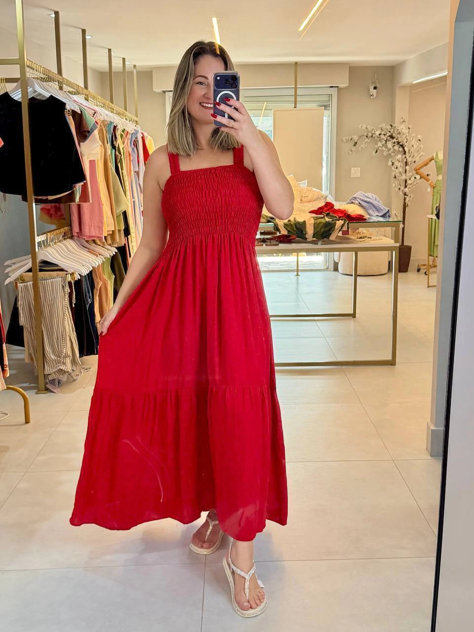 Vestido Longo Lastex
