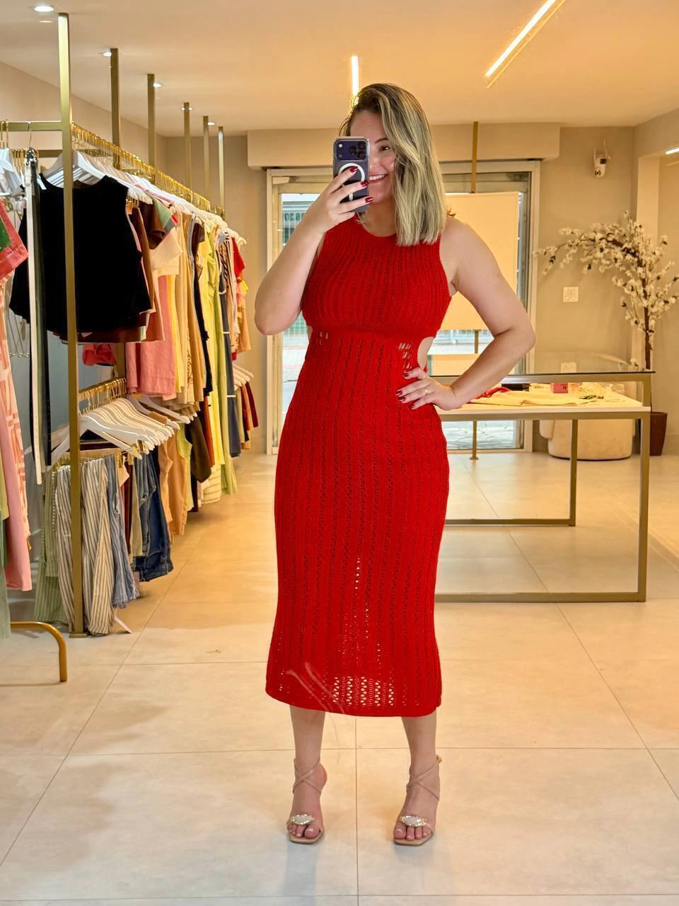Vestido Tricô Modal